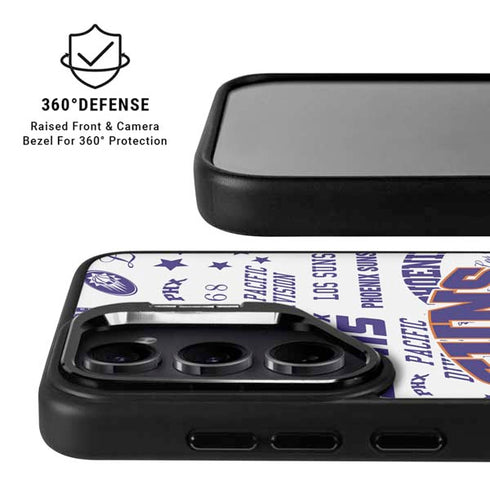 NBA Phoenix Suns Historic Blast Galaxy S25 Ultra Kickstand Case